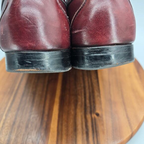 Allen Edmonds Cameron Penny Loafers Mens 14 E Burgundy Leather Casual Shoes main image 6